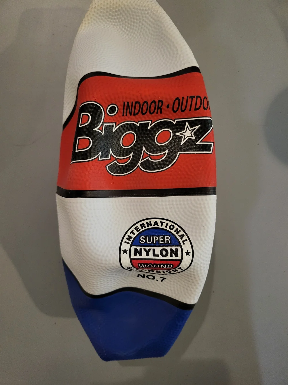 BIGGZ Size 7 Basketball Red White Blue NEW